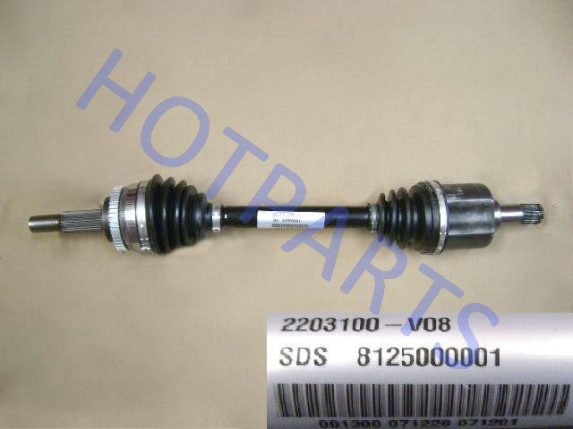 картинка ПРИВОД КОЛЕСА ЛЕВЫЙ В СБОРЕ GW COWRY  2203100-V08