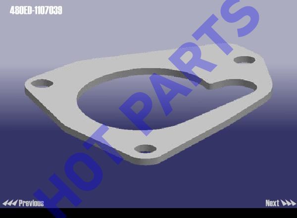 картинка WASHER - THROTTLE BODY  480ED-1107039