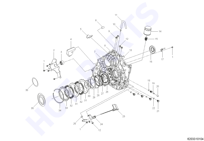 Transmission,middle part