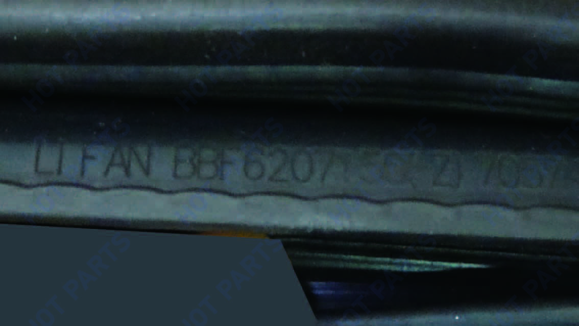 картинка УПЛОТНИТЕЛЬ ДВЕРИ ЗАД ЛЕВ (ПРОЕМ) LF -- не разобрано 2 BBF6207150