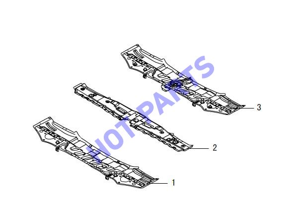 REAR WALL FRAME & COVER PLATE