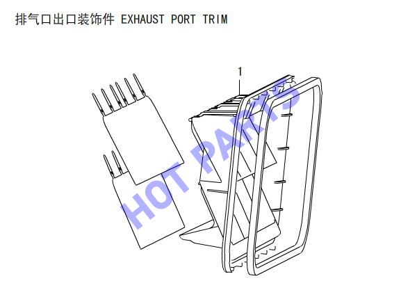 EXHAUST PORT TRIM