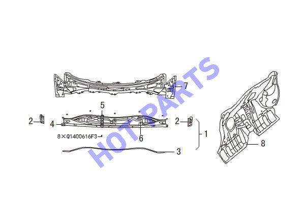 FRONT WALL FRAME & COVER PLATE