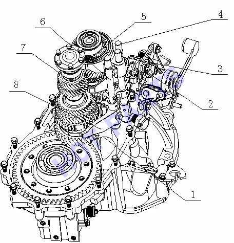 ВИЛКИ ПЕРЕКЛЮЧЕНИЯ ПЕРЕДАЧ S160G